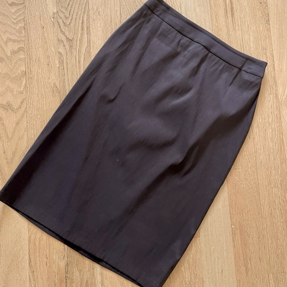 Tadashi Shoji Brown Pencil Skirt, sz 6